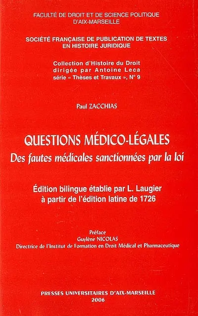 Questions médico-légales : des fautes médicales sanctionnées par la loi