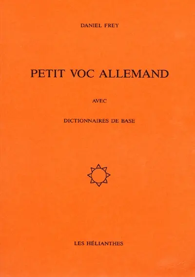 Petit voc allemand avec dictionnaires de base