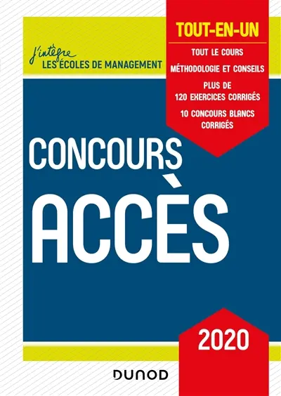 Concours Accès 2020 : tout-en-un