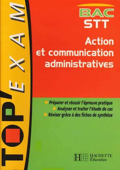 Action et communication administratives, bac STT