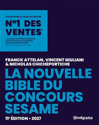 La nouvelle bible du concours Sésame : 2027