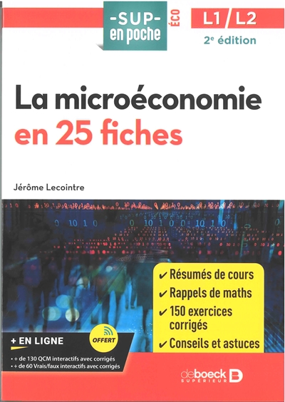 La microéconomie en 25 fiches : L1, L2