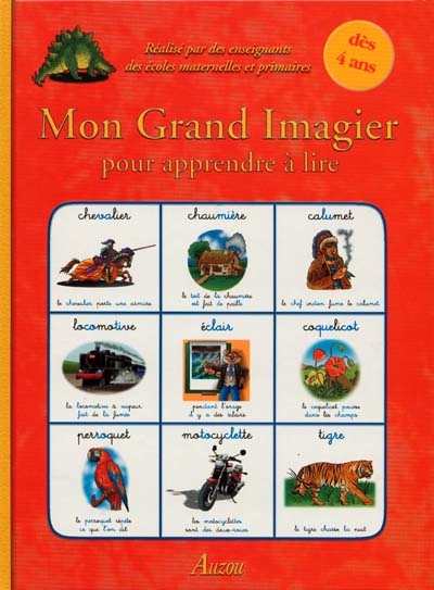 Mon grand imagier pour apprendre à lire : bienvenue dans