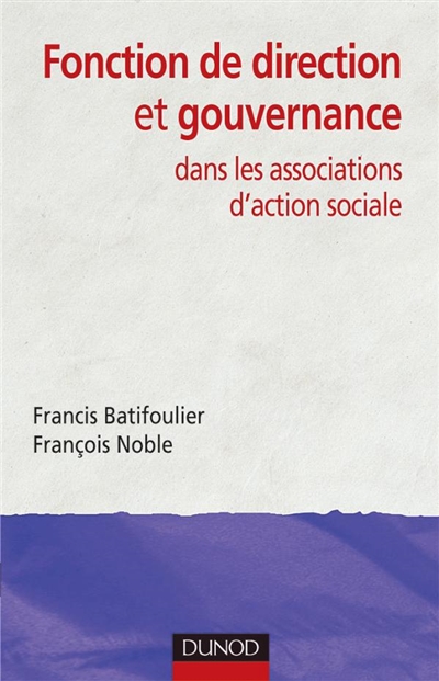 Fonction de direction et gouvernance dans les associations d'action sociale