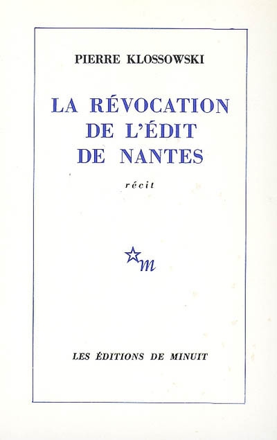 La révocation de l'édit de Nantes