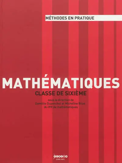 Mathématiques classe de sixième