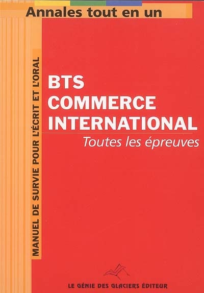 Annales tout en 1 pour BTS Commerce international