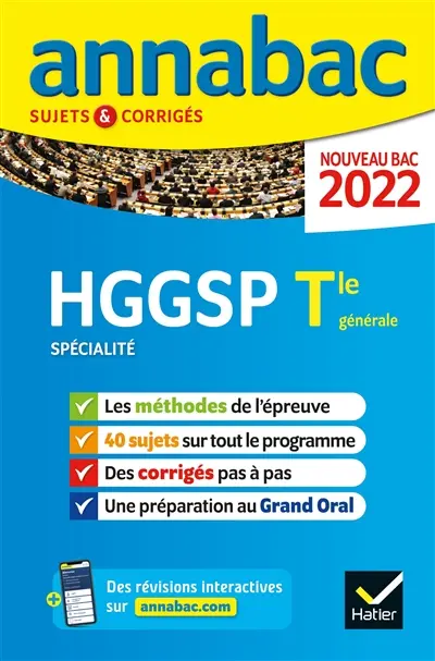 HGGSP spécialité, terminale générale : nouveau bac 2022