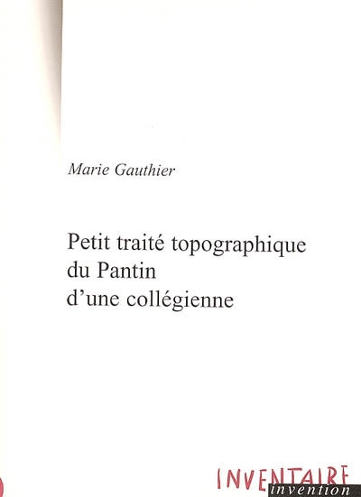 Petit traité topographique du pantin d'une collégienne ou La géographie affective de Faïza, 14 ans