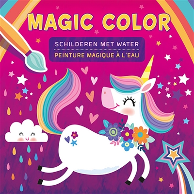 Licorne peinture magique à l'eau : magic color. Licorne shilderen met water : magic color