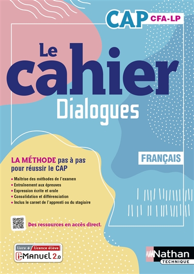 Français CAP CFA-LP : le cahier