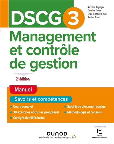 DSCG 3, management et contrôle de gestion