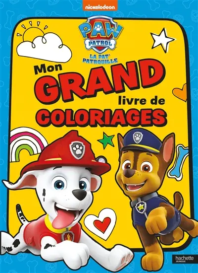La Pat' Patrouille : mon grand livre de coloriages