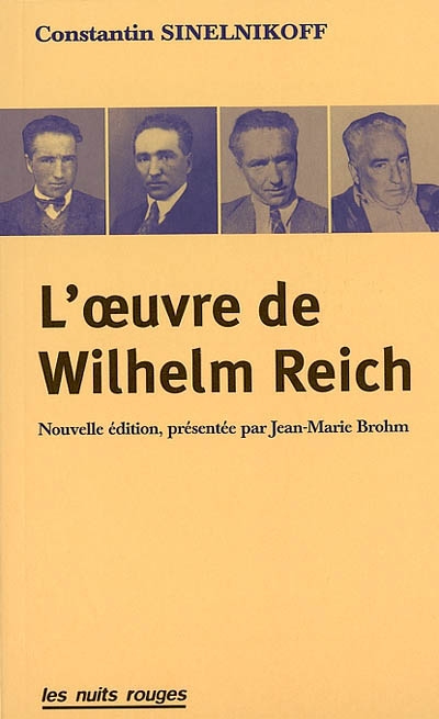 L'oeuvre de Wilhelm Reich
