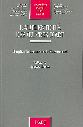 L'authenticité des oeuvres...