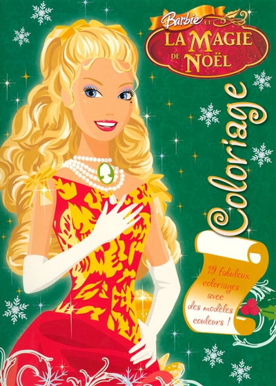 Coloriage Barbie un merveilleux Noël