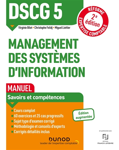 DSCG 5, management des systèmes d'information : manuel, savoirs et compétences