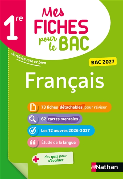 Français 1re : mes fiches...