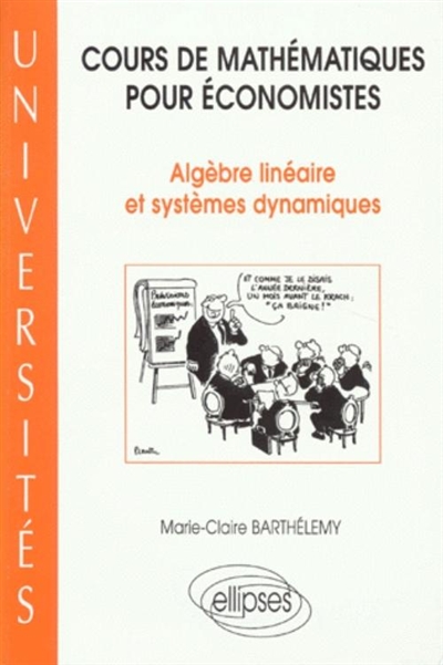 Cours de mathématiques pour économistes : algèbre linéaire et systèmes dynamiques