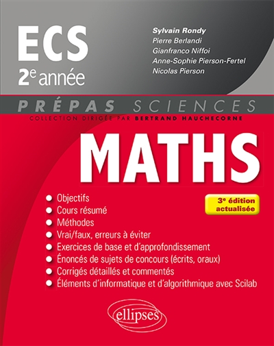 Maths ECS : 2e année