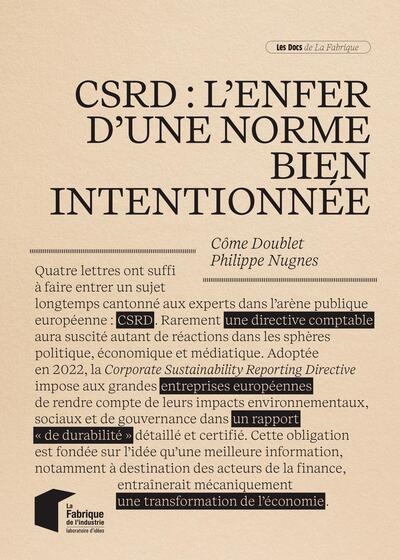 CSRD : l'enfer d'une norme...