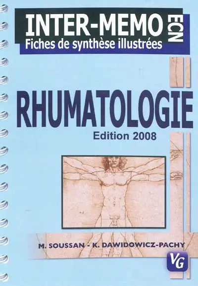 Rhumatologie : internat-mémoire, fiches de synthèse illustrées ECN