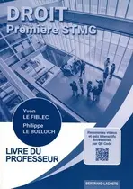 Droit première STMG : livre du professeur