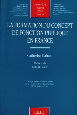 La formation du concept de fonction publique en France