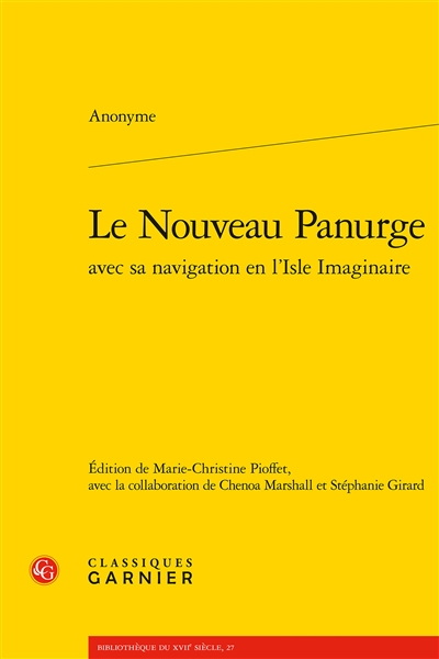 Le nouveau Panurge : avec sa navigation en l'Isle imaginaire