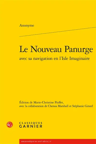 Le nouveau Panurge : avec sa navigation en l'Isle imaginaire