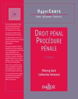 Droit pénal et procédure pénale