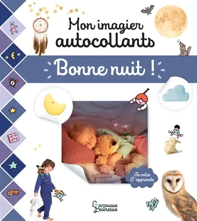 Mon imagier autocollants : Bonne nuit !