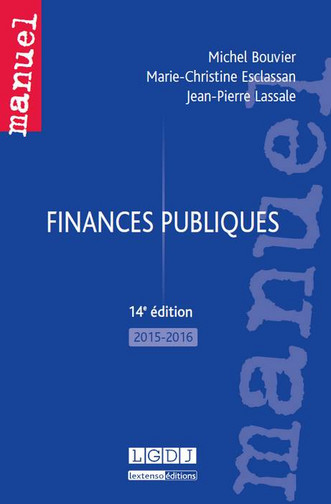 Finances publiques : 2015-2016