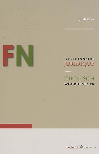 Dictionnaire juridique français-néerlandais