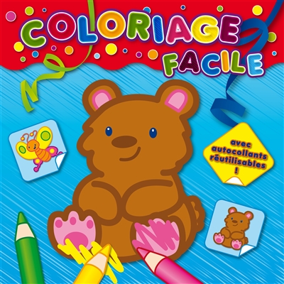 Coloriage facile ! : ourson