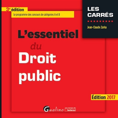L'essentiel du droit public...