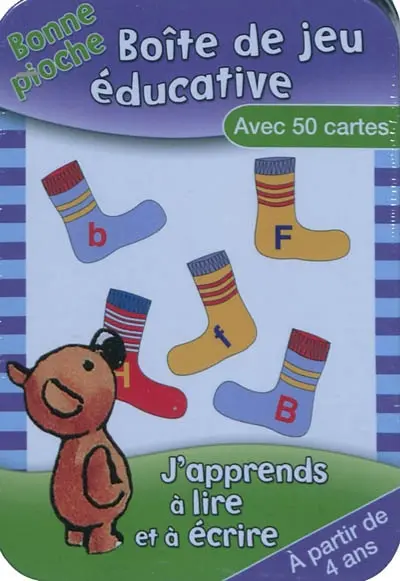 J'apprends à lire et à écrire : boîte de jeu éducative