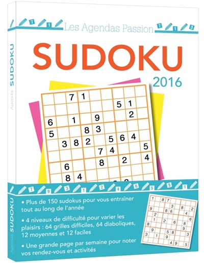Agenda sudoku 2016