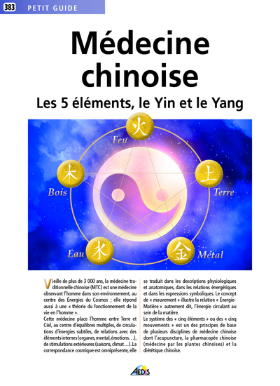 Médecine chinoise : les 5 éléments, le yin et le yang
