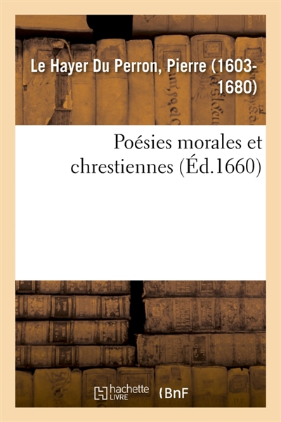 Poésies morales et...