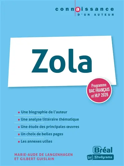 Zola : programme bac français et HLP 2026