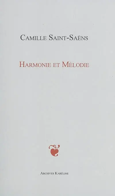 Harmonie et mélodie