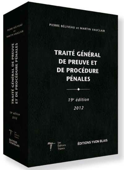 Traité général de preuve et...