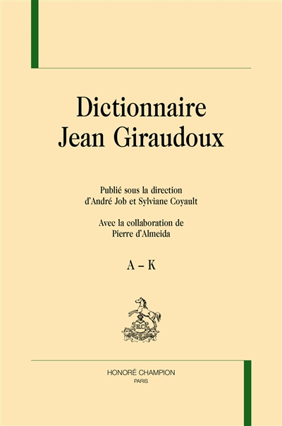 Dictionnaire Jean Giraudoux