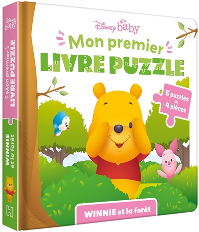 Winnie et la forêt : 5 puzzles de 4 pièces