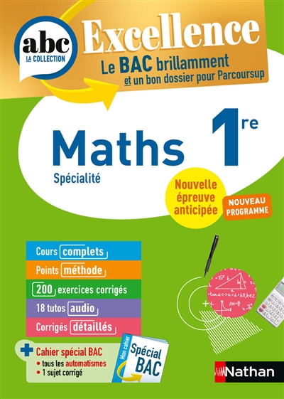 Maths 1re : spécialité :...