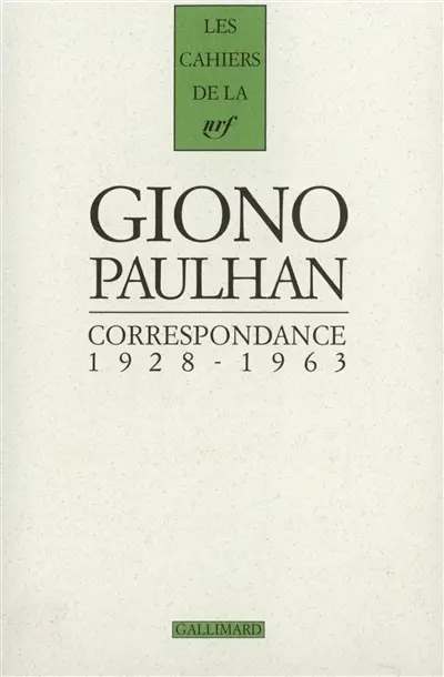 Correspondance 1928-1963
