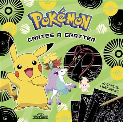 Les Pokémon - pochette - Pokémon - Mes cartes à gratter (région de