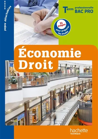 Economie droit terminale professionnelle, bac pro : livre de l'élève