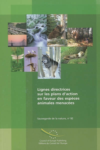 Lignes directrices sur les plans d'action en faveur des espèces menacées